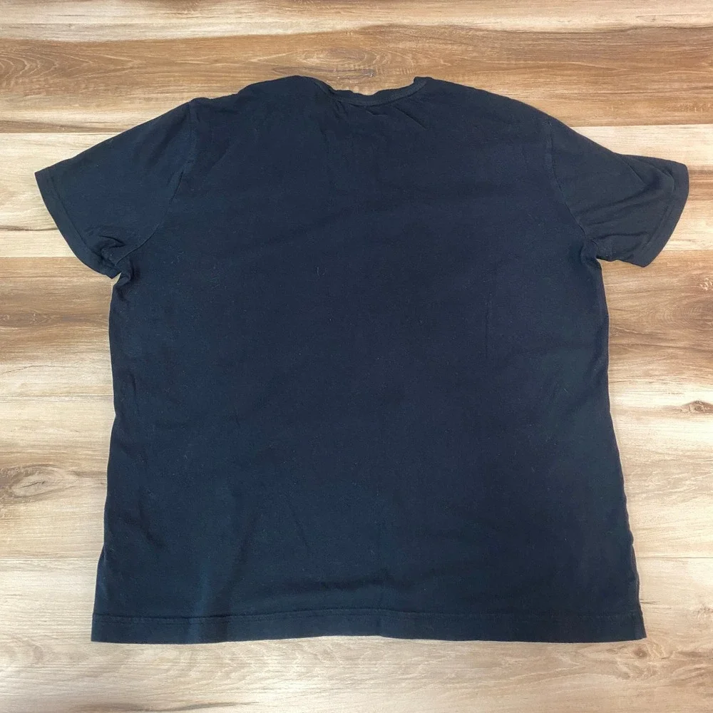 Banana Republic Mens Premium Wash‎ T Shirt XL Tee Black Short Sleeve Crew